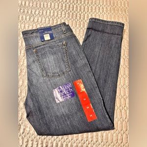 NWT Bandolino "KARYN SLIM" Fit Boyfriend Jeans 14